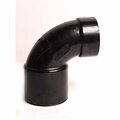 Thrifco Plumbing 3 Inch X 4 Inch ABS 90 Deg Reducing Closet Bend with Cap 6793103